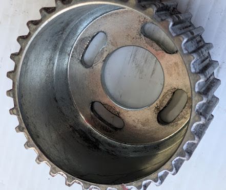Ferrari 360 ENGINE PART CAMSHAFT LEFT 169153 INTAKE EXHAUST GEAR 5-8 img