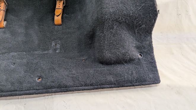 FERRARI 360 SPIDER PARTS IN TRUNK FIREWALL CARPET BLACK 65060500