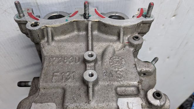 Ferrari 360 ENGINE PART CYLINDER HEAD LEFT SIDE WITH VALVES 212393