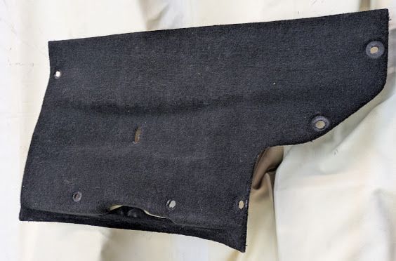 FERRARI 360 SPIDER PARTS IN TRUNK COVER front LATCH COVER CARPET