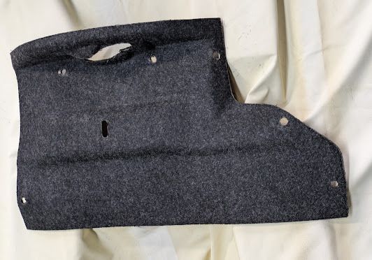 FERRARI 360 SPIDER PARTS IN TRUNK COVER front LATCH COVER CARPET