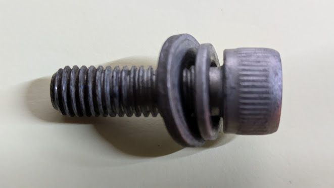 FERRARI 360 PART REAR REMOVABLE SUB FRAME SCREW SHORT 14814434 pre owned