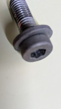 FERRARI 360 PART REAR REMOVABLE SUB FRAME SCREW SHORT HEAD 13027024 pre owned