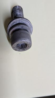 FERRARI 360 PART REAR REMOVABLE SUB FRAME SCREW SHORT 14814434 pre owned