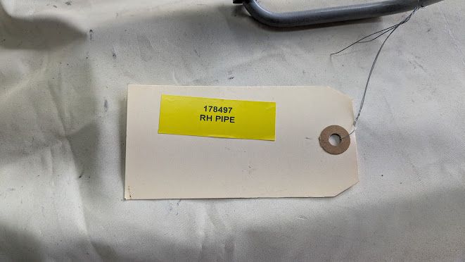 FERRARI 360 SPIDER PARTS FUEL EVAP PIPE RIGHT 178497