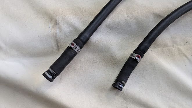 FERRARI 360 SPIDER PARTS FUEL EVAP VALVES TO CANISTER Y PIPE 179476