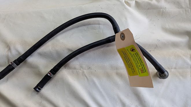 FERRARI 360 SPIDER PARTS FUEL EVAP VALVES TO CANISTER Y PIPE 179476
