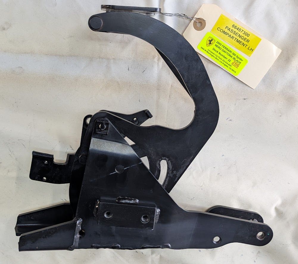 FERRARI 360 SPIDER PARTS CAPOTE CONVERTIBLE TOP LEFT REAR FRAME MAIN BASE 66457300