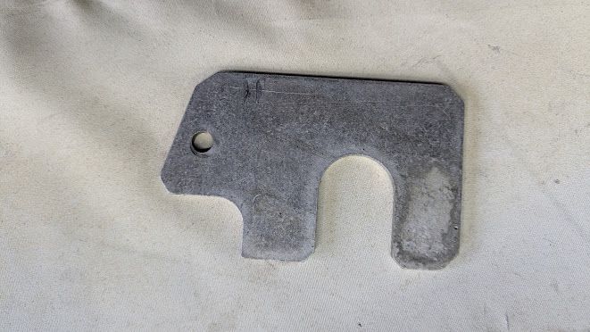 FERRARI 360 SPIDER PARTS CAPOTE CONVERTIBLE TOP REAR FRAME SHIM 3MM  183157