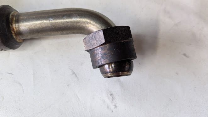 FERRARI 360 PARTS SECONDARY AIR INJECTION HOSE FROM VALVE TO MANIFOLD 183730