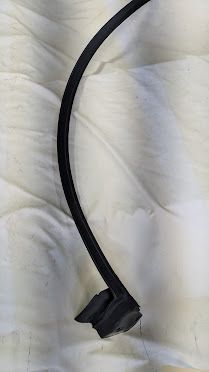 FERRARI 360 SPIDER PARTS RIGHT DOOR GLASS WIPER SEAL INNER 65544600