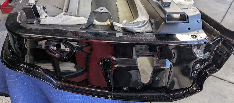 FERRARI 360 COUPE SPIDER PARTS RIGHT DOOR SHELL NERO DAYTONA NO ACCIDENTS 65909011