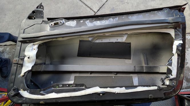 FERRARI 360 COUPE SPIDER PARTS RIGHT DOOR SHELL NERO DAYTONA NO ACCIDENTS 65909011