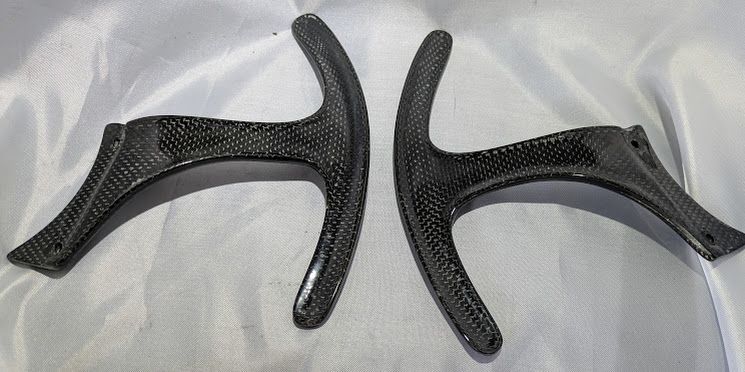 FERRARI 360 SPIDER PARTS 125789 shifting F1 PADDLE SET 182154 CARBON FIBER