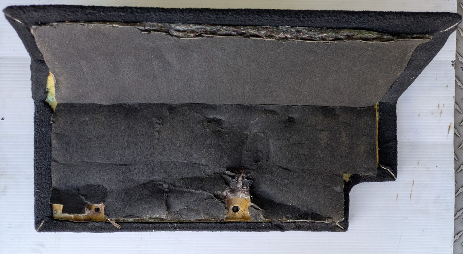 FERRARI 360 SPIDER PARTS  LEFT REAR FUSE BOX SIDE COVER  BLACK 65799590