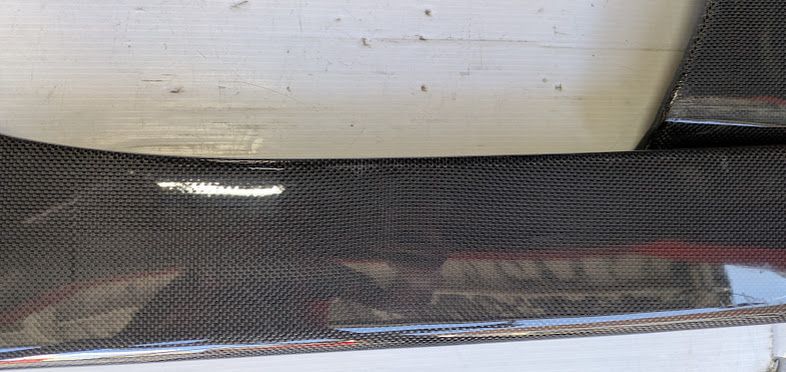 FERRARI 360 SPIDER PARTS RIGHT DOOR PANEL TRIM POCKET ON CARBON FIBER