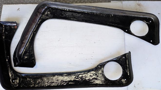 FERRARI 360 SPIDER PARTS RIGHT DOOR PANEL TRIM POCKET ON CARBON FIBER