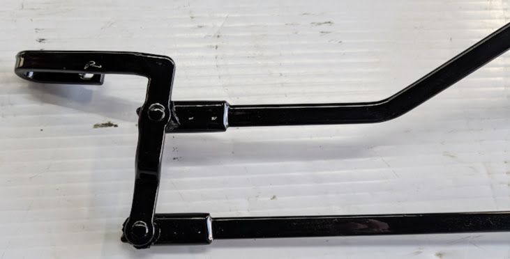 FERRARI 456M  wiper arm LEFT  side 65645700 new powder coated