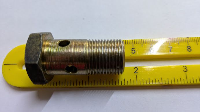 FERRARI 360 SPIDER PART BANJO BOLT TO STEERING BOX RETURN 10185111