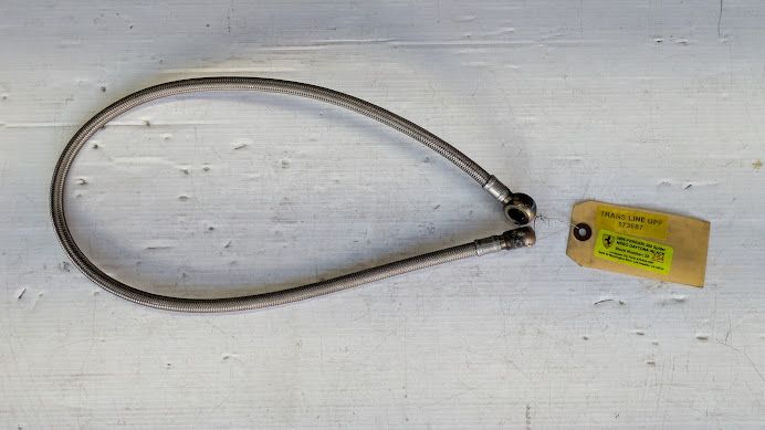 FERRARI 360 SPIDER PARTS TRANSMISSION cooling HOSE REAR 173687