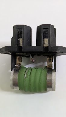 FERRARI 360 SPIDER PARTS 125789 RIGHT RADIATOR COOLING FAN RESISTOR 185543