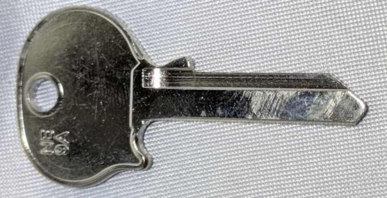 FERRARI 330 and 365 gnition KEY BLANK