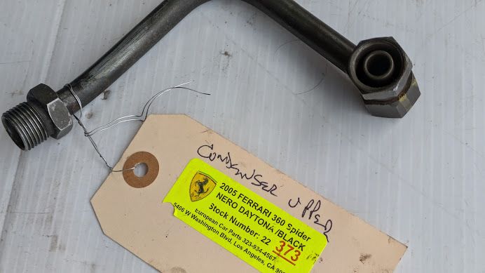 FERRARI 360 PART AIR CONDITIONING HOSE CONNECTIN PIPE 65830800