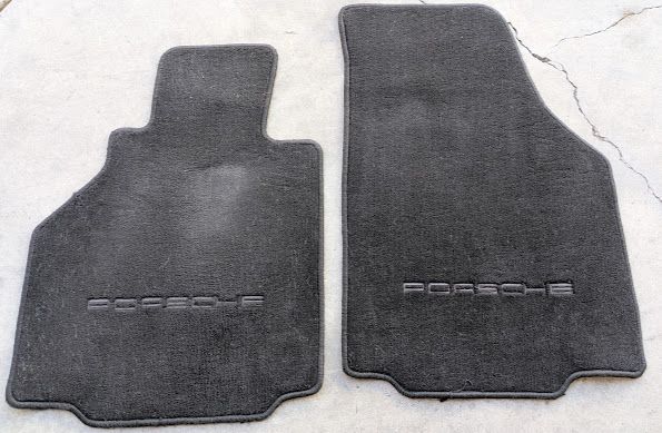Porsche Boxster 911 986 Front FLOOR MATS SET WITH LETTERING