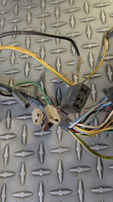 ROLLS ROYCE SILVER SHADOW II RIGHT FRONT WIRING HARNESS TO HEADLIGHTS