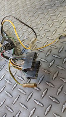 ROLLS ROYCE SILVER SHADOW II RIGHT FRONT WIRING HARNESS TO HEADLIGHTS