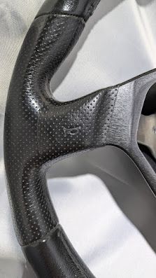 FERRARI 360 PART STEERING WHEEL ON BLACK 66203900