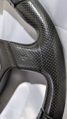 FERRARI 360 PART STEERING WHEEL ON BLACK 66203900