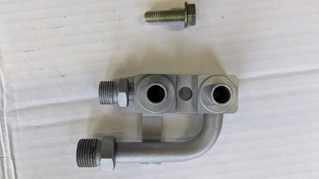 FERRARI 360 PART AIR CONDITIONING COMPRESSOR MANIFOLD 191955