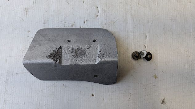 FERRARI 360 PART AIR CONDITIONING COMPRESSOR HEAT INSULATION PLATE 178749