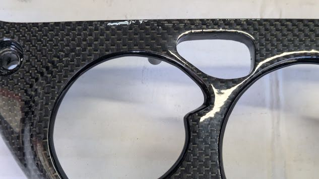 FERRARI 360 PART AIR CONDITIONING CARBON FIBER FACE