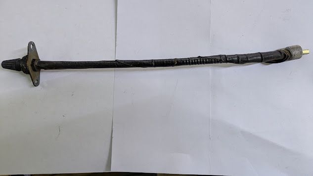 ROLLS ROYCE SILVER SHADOW DASHBOARD SPEEDO TRIPMETER RESET CABLE KNOB UD19113