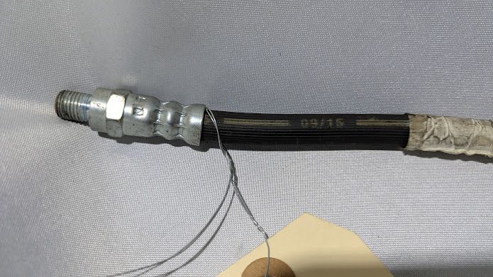 ROLLS ROYCE SILVER SHADOW BRAKE HOSE RIGHT INNER REAR REAR SUSPENSION CD6247