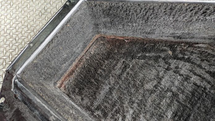 ROLLS ROYCE SILVER SHADOW II TRUNK COMPARTMENT STOWAGE BOX STEEL  NO RUST