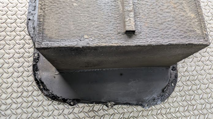 ROLLS ROYCE SILVER SHADOW II TRUNK COMPARTMENT STOWAGE BOX STEEL  NO RUST