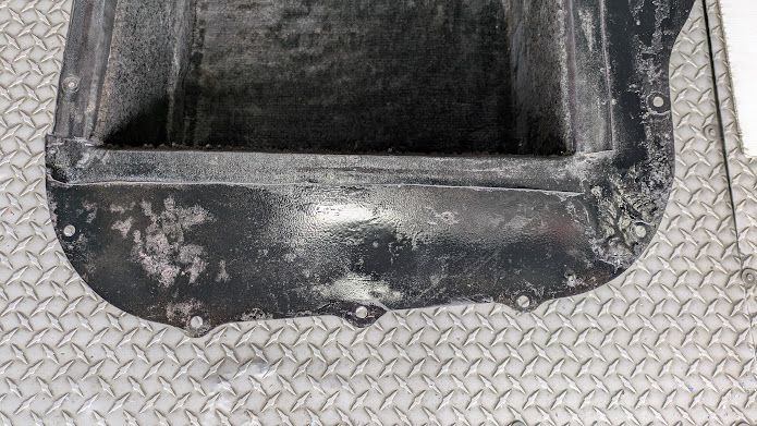 ROLLS ROYCE SILVER SHADOW II TRUNK COMPARTMENT STOWAGE BOX STEEL  NO RUST