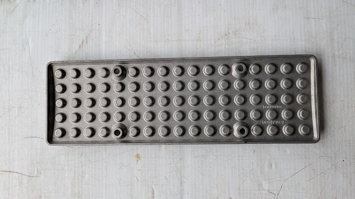 Ferrari Part passenger FLOOR FOOT REST 65071600 SILVER