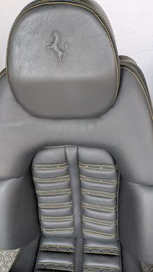 Ferrari 360  Part  COMPLETE SEATS set  DAYTONA STYLE BLACK YELLOW
