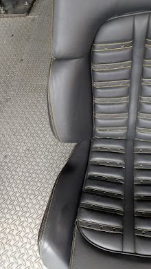 Ferrari 360  Part  COMPLETE SEATS set  DAYTONA STYLE BLACK YELLOW