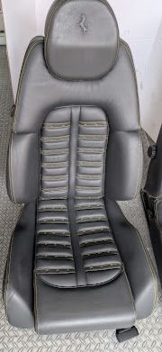 Ferrari 360  Part  COMPLETE SEATS set  DAYTONA STYLE BLACK YELLOW