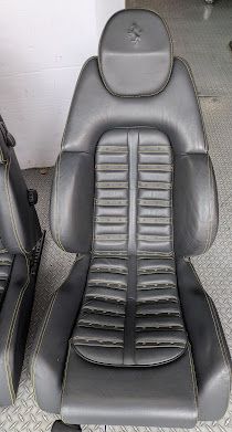 Ferrari 360  Part  COMPLETE SEATS set  DAYTONA STYLE BLACK YELLOW