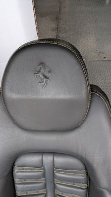 Ferrari 360  Part  COMPLETE SEATS set  DAYTONA STYLE BLACK YELLOW