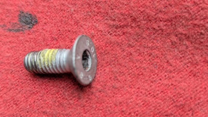 Ferrari Part passenger FLOOR FOOT REST PLATE SCREW