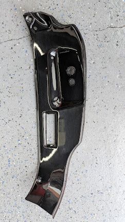 FERRARI 360 SPIDER PARTS LEFT DOOR STRICKER SILL COVER PLATE BLACK 64858900