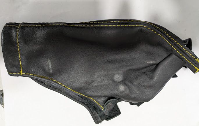 FERRARI 360 SPIDER modena PART EMERGENCY PARKING BRAKE HANDLE BOOT  BLACK 65933700