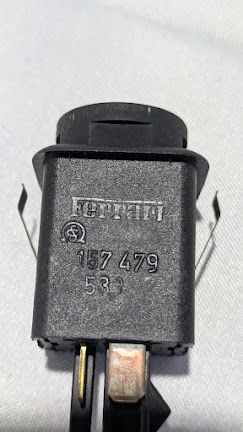 FERRARI 360 SPIDER PARTS PARKING LIGHT SWITCH AT CENTER CONSOLE 208847